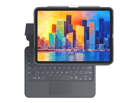 Zagg - Pro Keys Wireless Keyboard and Detachable Case - Compatible with The Apple iPad Air (4th Gen) - iPad 10. . Zagg pro keys ipad pro 11